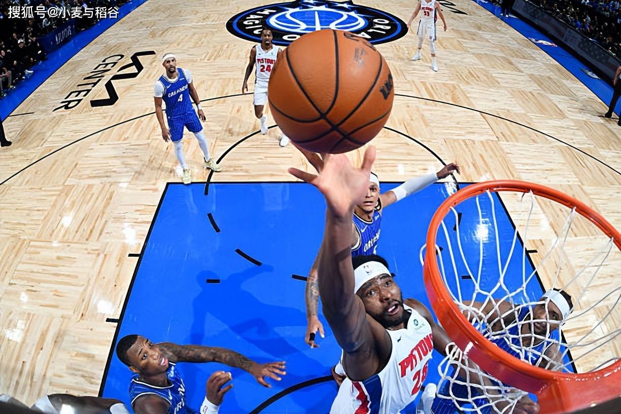 单场8次盖帽！要不是有替补中锋的强势表现，活塞早就被打爆了？
